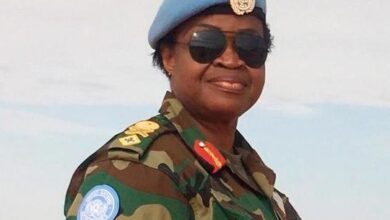 Photo of Ghana’s first female Brigadier-General, Constance Emefa Edjeani-Afenu is dead