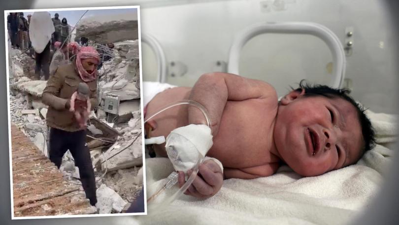 Newborn with umbilical cord intact is rescued from Syria rubble, but her  mother dies, a relative says