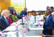 Photo of Bawumia in London for UK-Ghana Business Council meeting