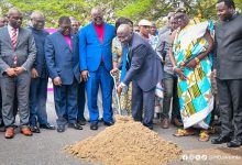 Photo of Vice President Bawumia fulfils promise to Trinity Theological Seminary ; cuts sod for hostel facility