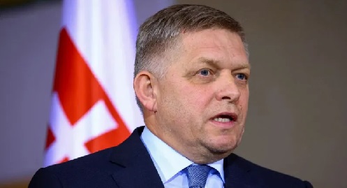 Photo of Slovakian Prime Minister Robert Fico shot and wounded