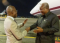 President Mahama arrives in Abidjan for President Ouattara’s swearing-in